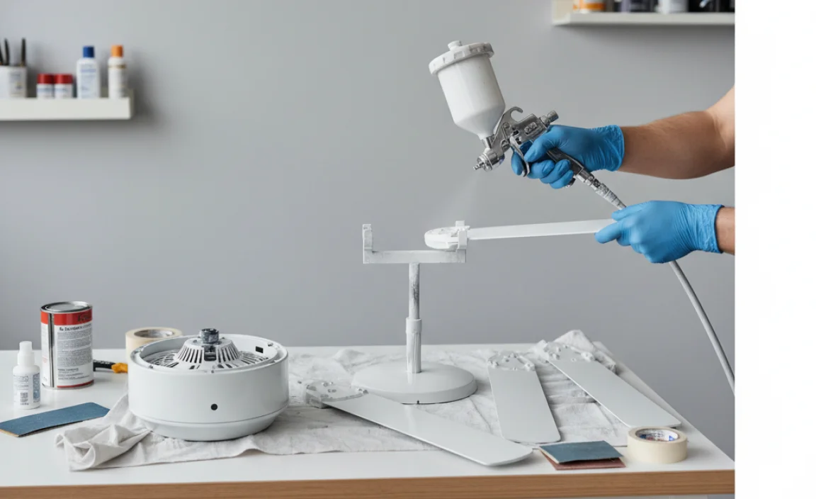 How To Repaint A Ceiling Fan: Step-By-Step Guide