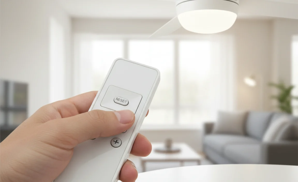How To Reset Ceiling Fan Remote: Step-By-Step Guide
