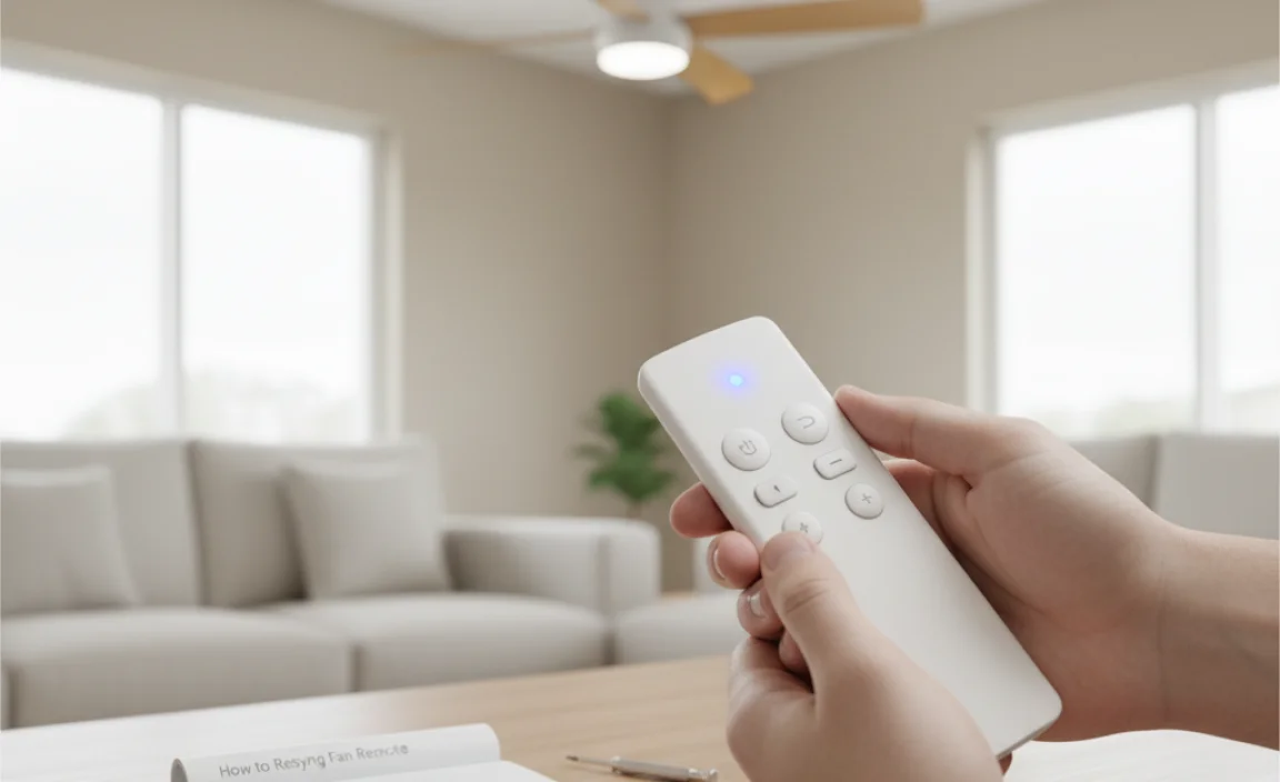 How to Resync My Ceiling Fan Remote