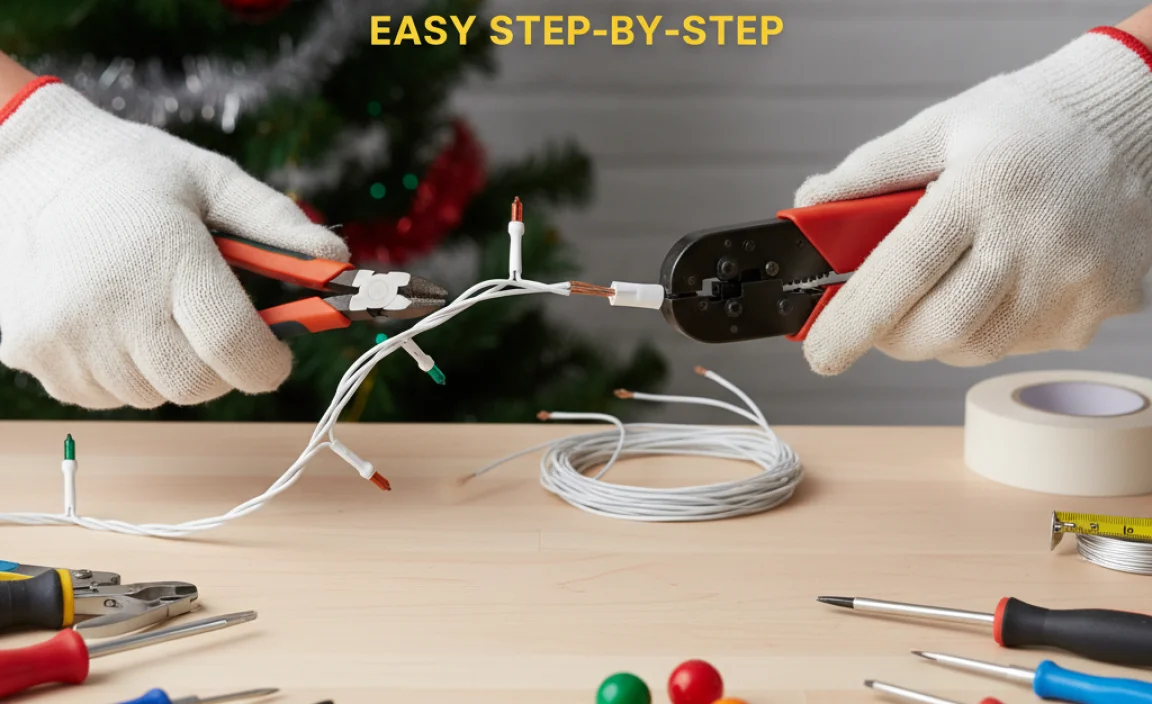 How To Shorten Christmas Light Strings Effectively