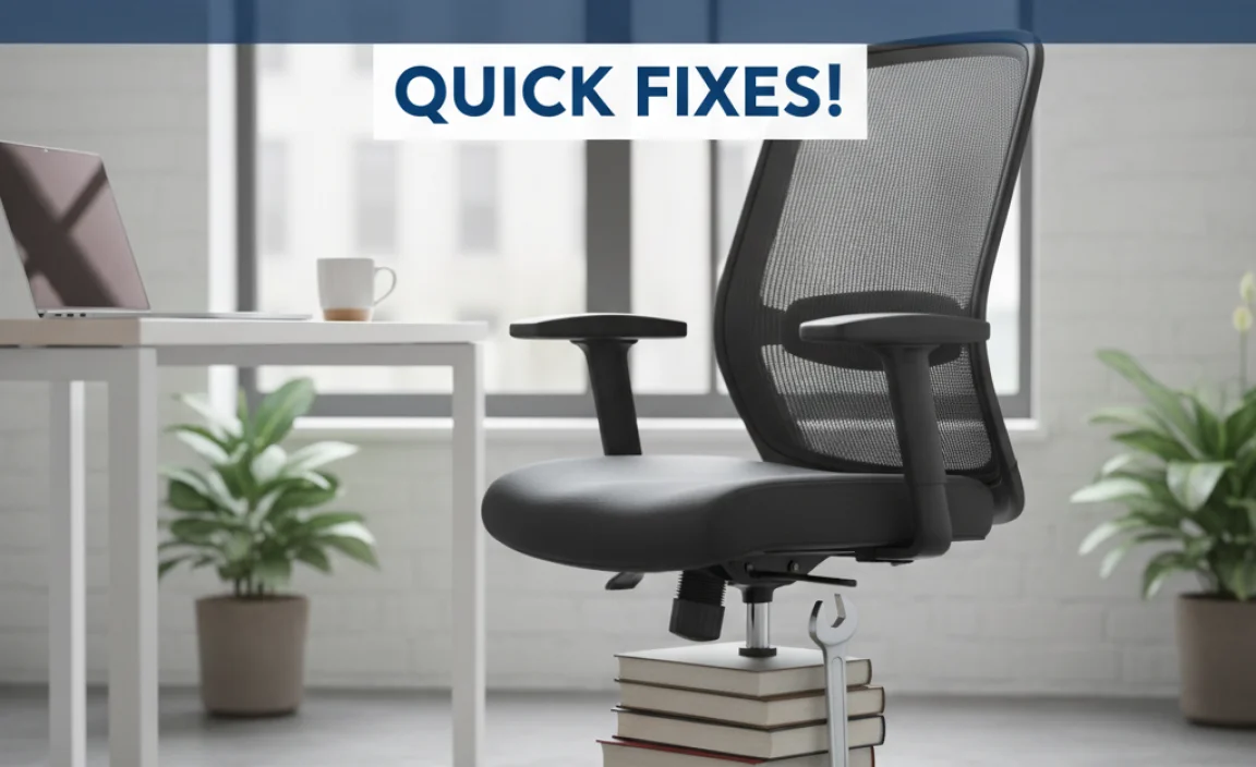 How To Stop An Office Chair From Sinking: Quick Fixes!
