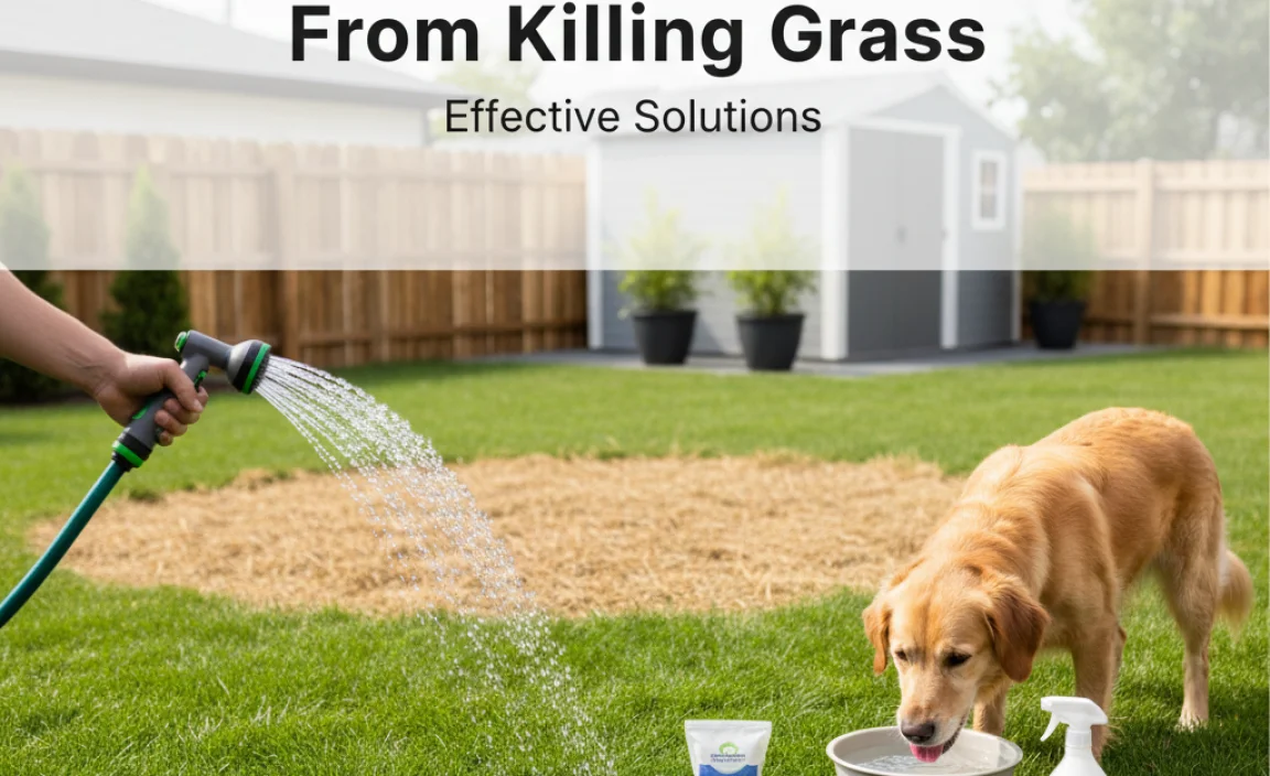 How to Stop Dog Urine from Killing Grass