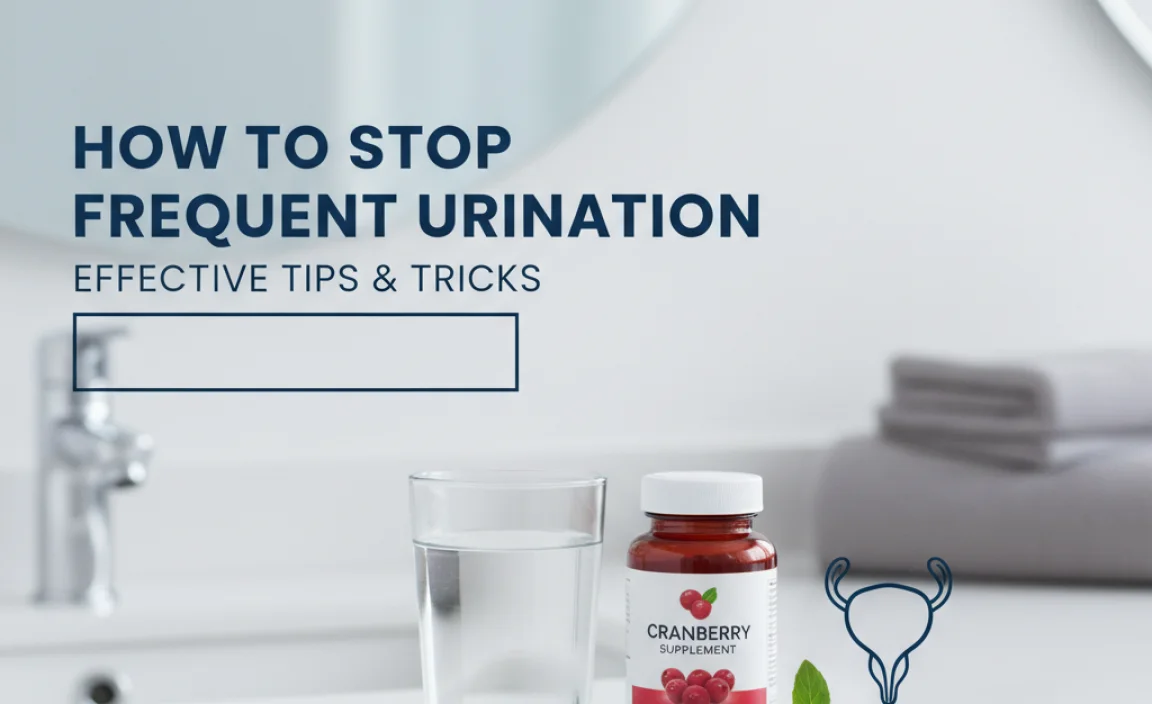 How To Stop Frequent Urination: Tips For Relief And Control