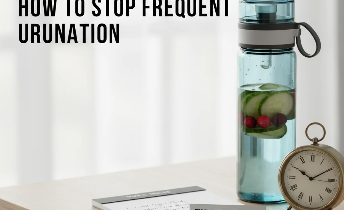 How to Stop Frequent Urination