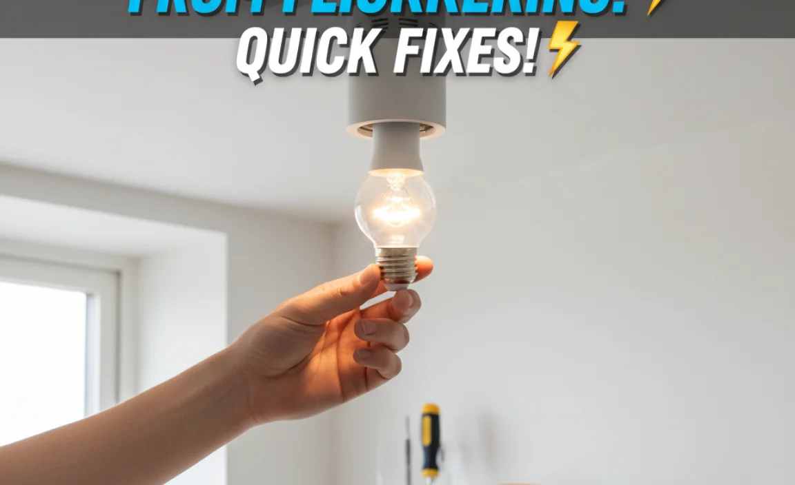 How To Stop Led Bulbs From Flickering: Quick Fixes!