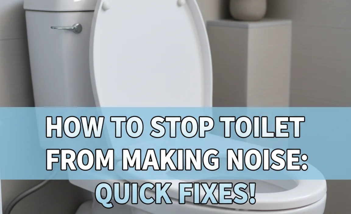 How To Stop Toilet From Making Noise: Quick Fixes!
