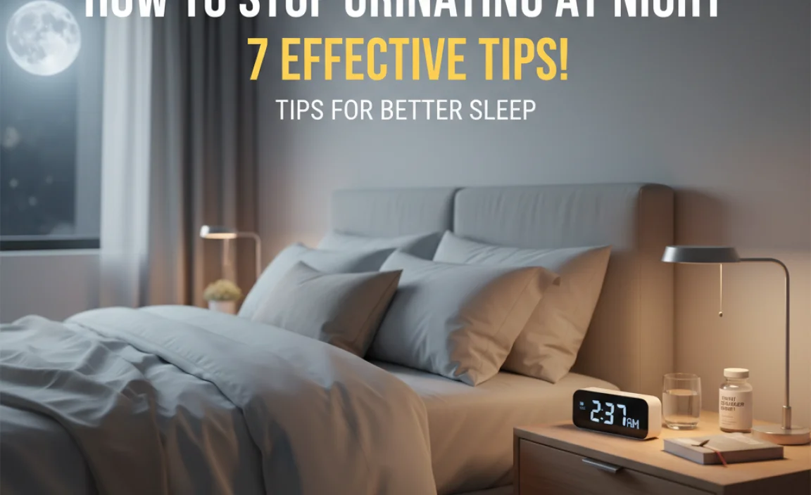 How To Stop Urinating At Night: Tips For Better Sleep