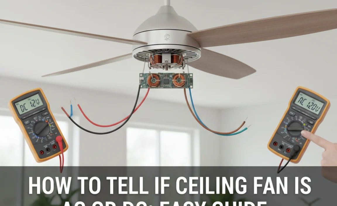 How To Tell If Ceiling Fan Is Ac Or Dc: Easy Guide
