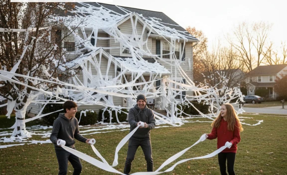 How To Toilet Paper A House: Fun Tips And Tricks To Try!