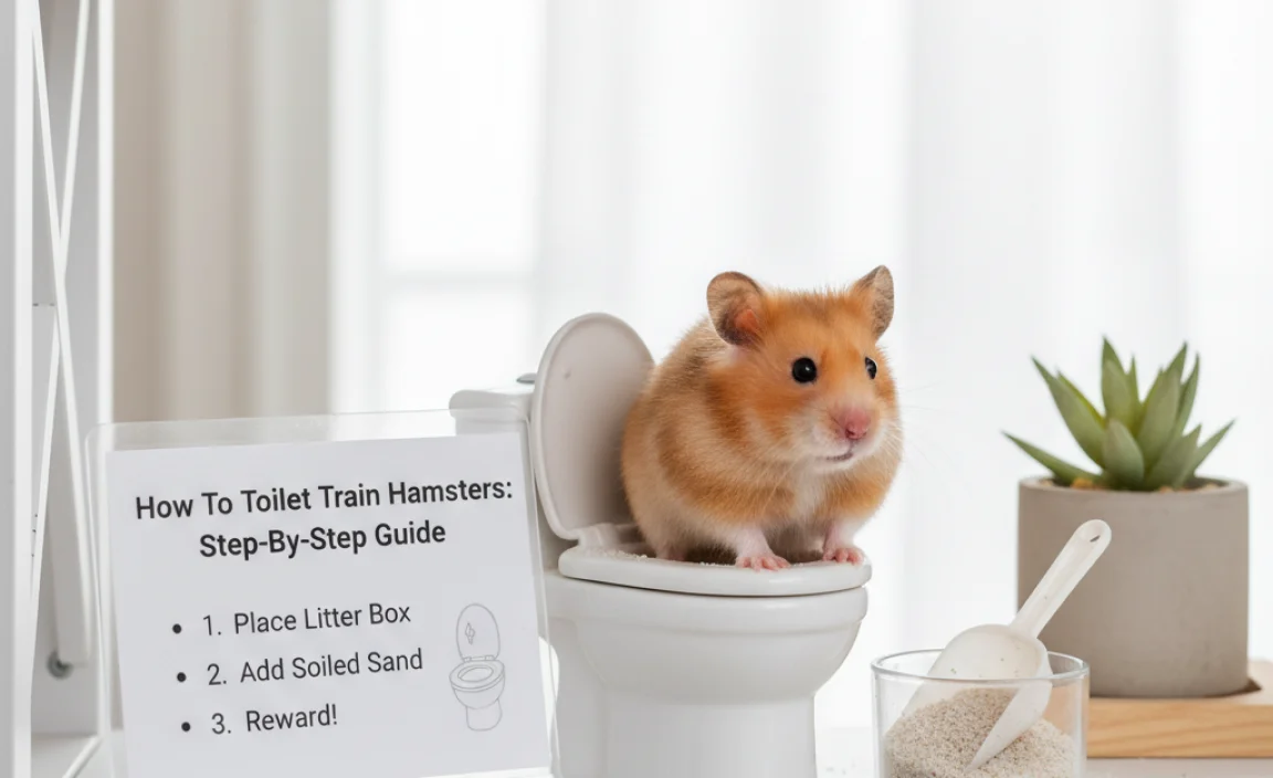 How To Toilet Train Hamsters: A Step-By-Step Guide