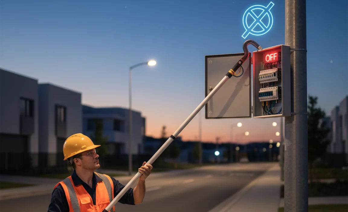 How to Turn Off a Street Light