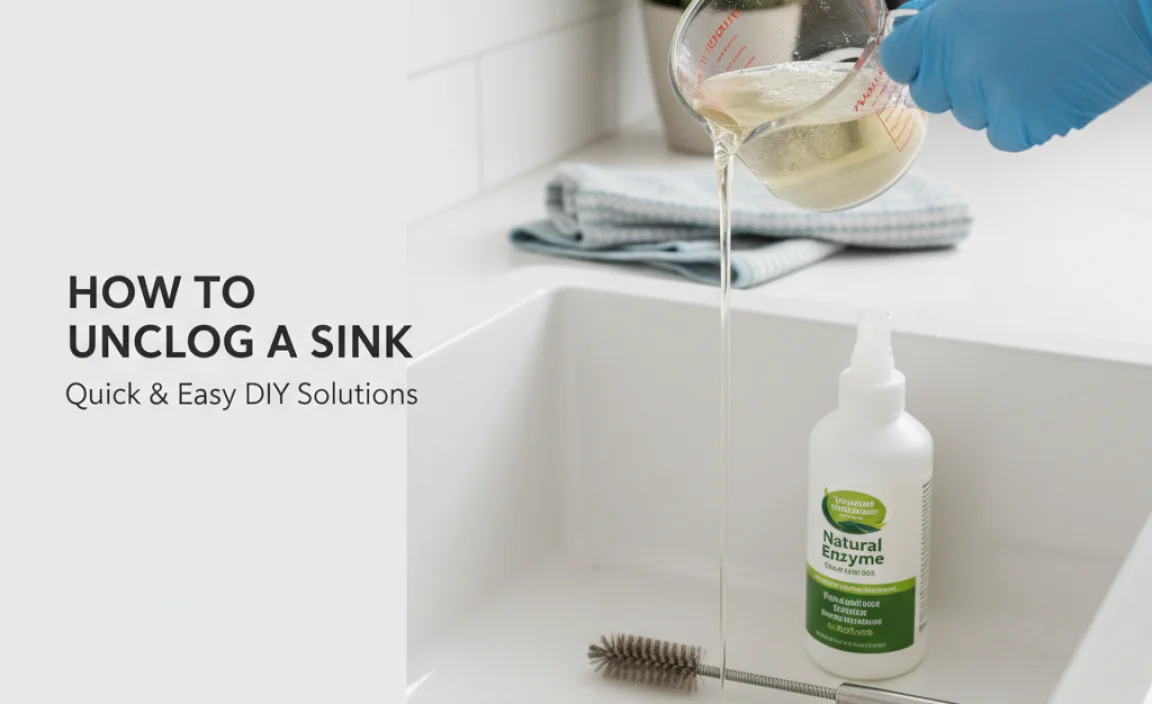 How to Unclog a Sink