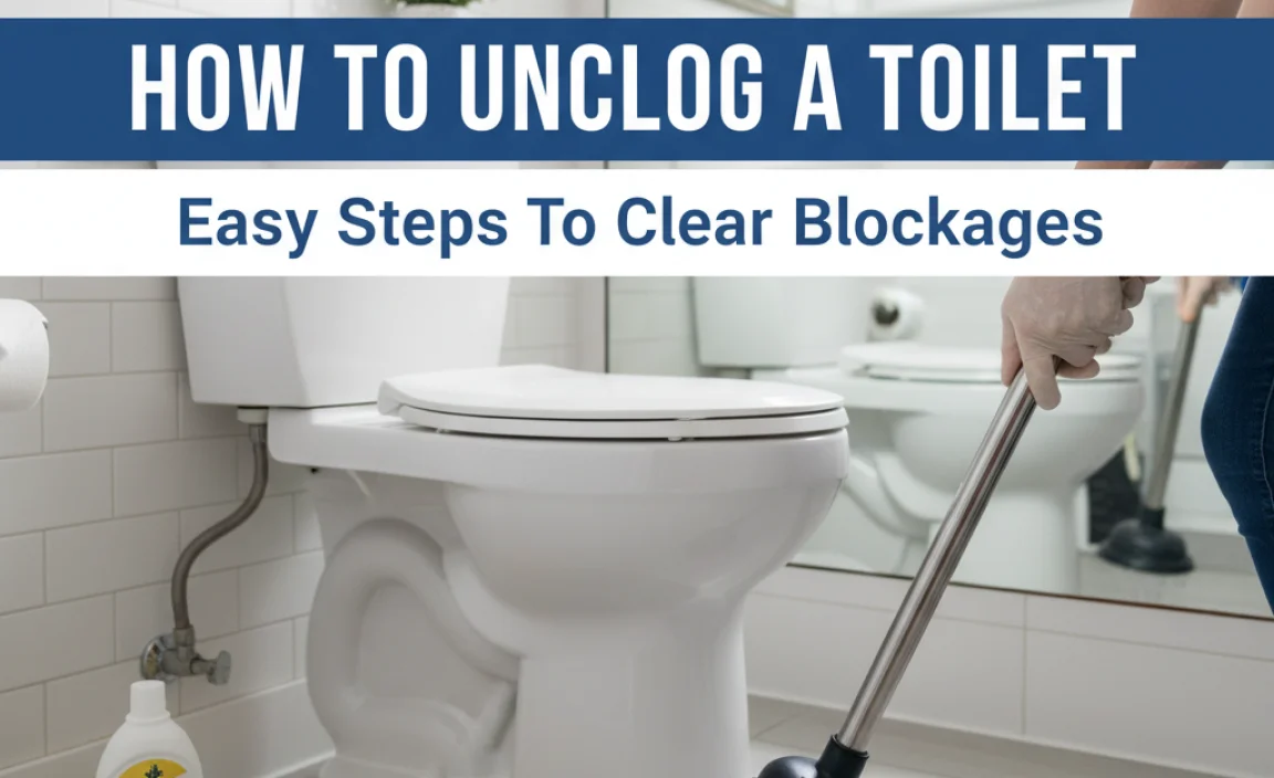 How To Unclog A Toilet: Easy Steps To Clear Blockages