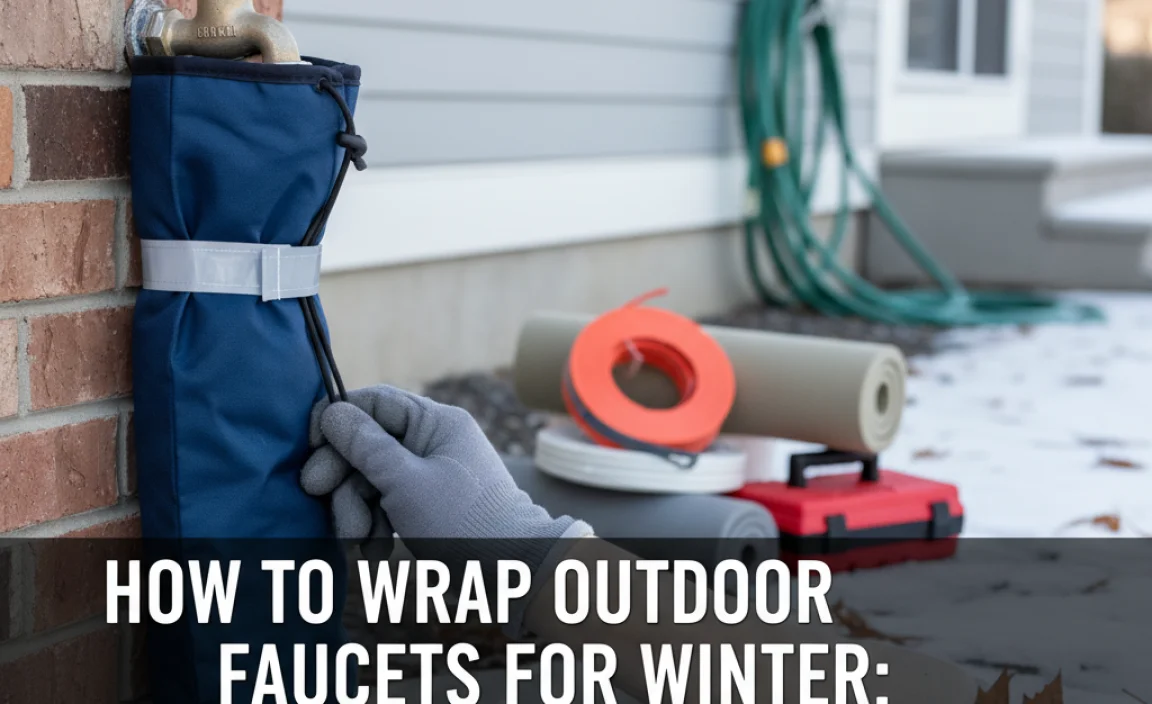 How To Wrap Outdoor Faucets For Winter: Protect Your Home