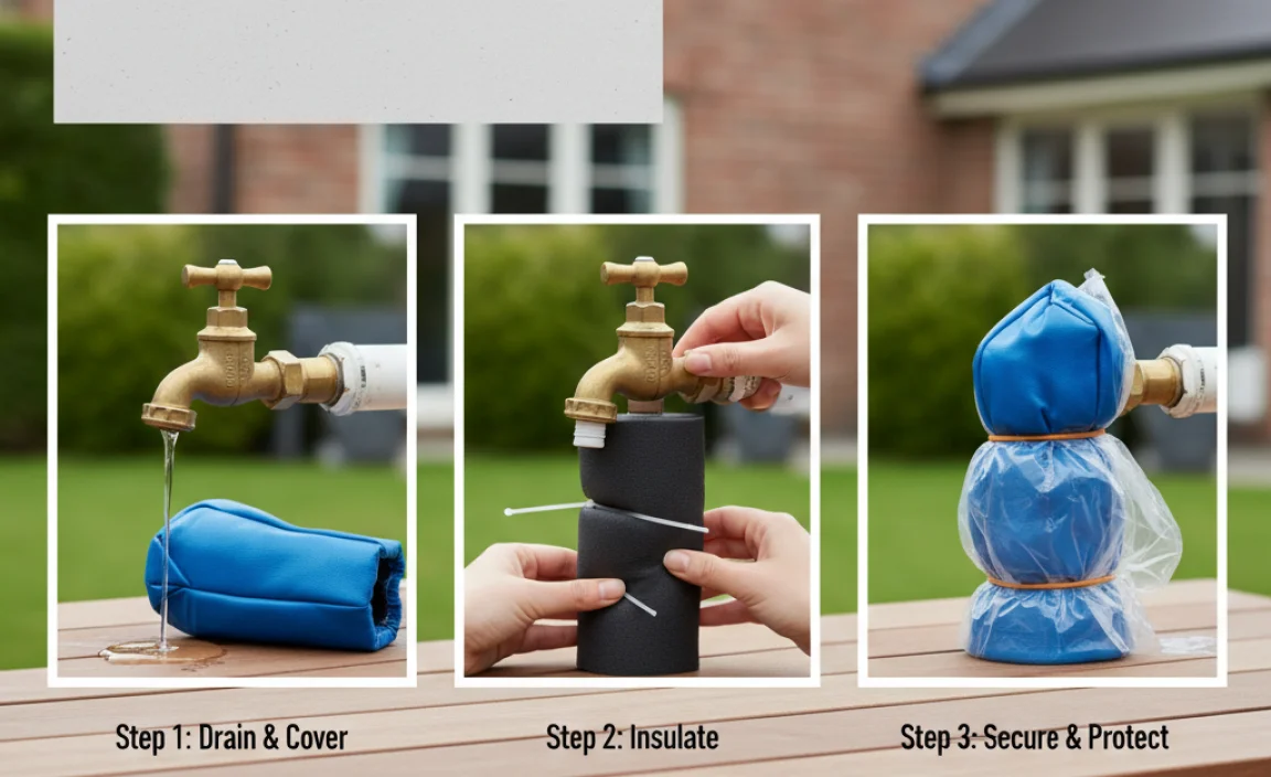 How To Wrap Outdoor Faucets For Winter: Step-By-Step Guide