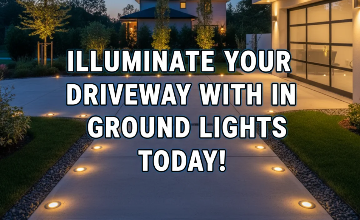 Illuminate Your Driveway With In Ground Lights Today!