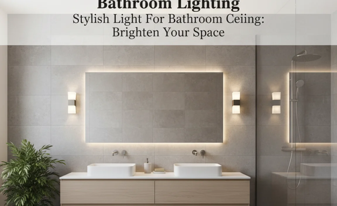 Importance of Proper Bathroom Lighting
