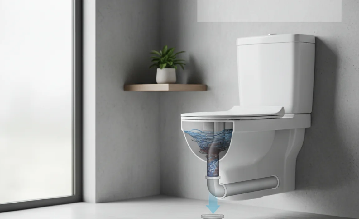 Initial Waste Processing in the Toilet