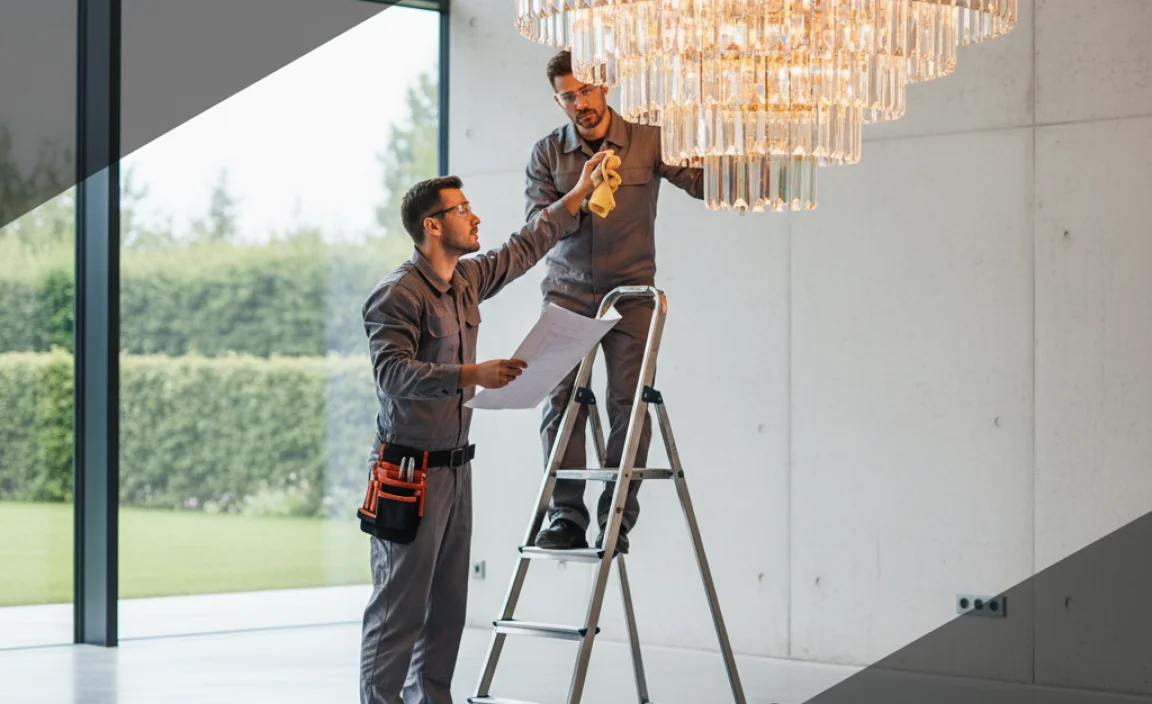 Installation and Maintenance of Chandeliers