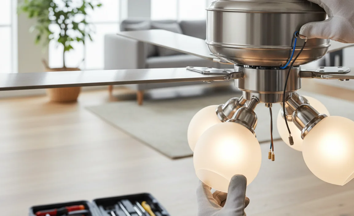 Installation Process for Ceiling Fan Light Fixtures