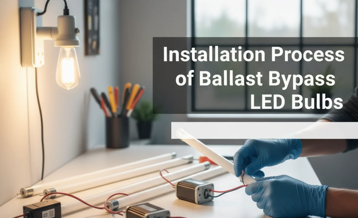 Installation Process of Ballast Bypass LED Bulbs