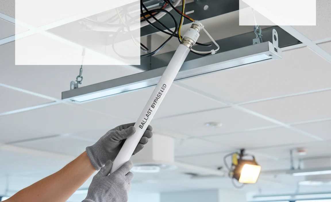 Installation Process of Ballast Bypass LED Bulbs