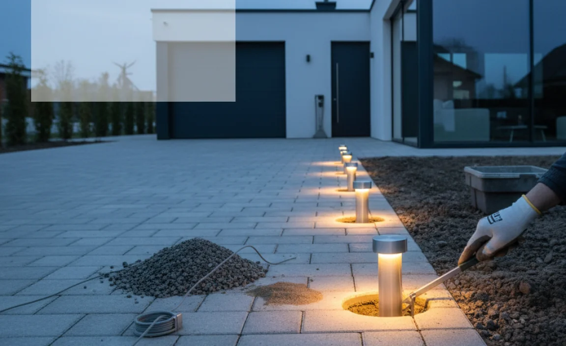 Installation Process of In-Ground Lights