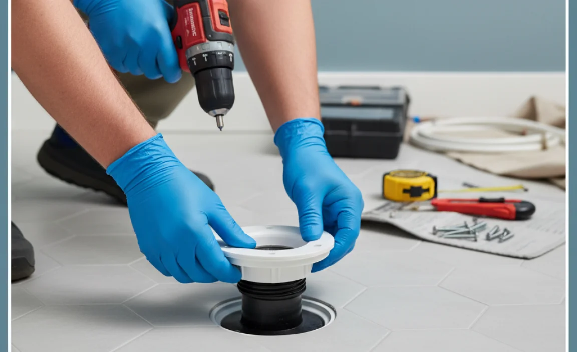 Installing the Toilet Flange