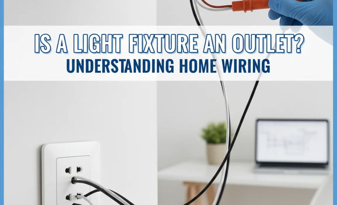 Is A Light Fixture An Outlet? Understanding Home Wiring