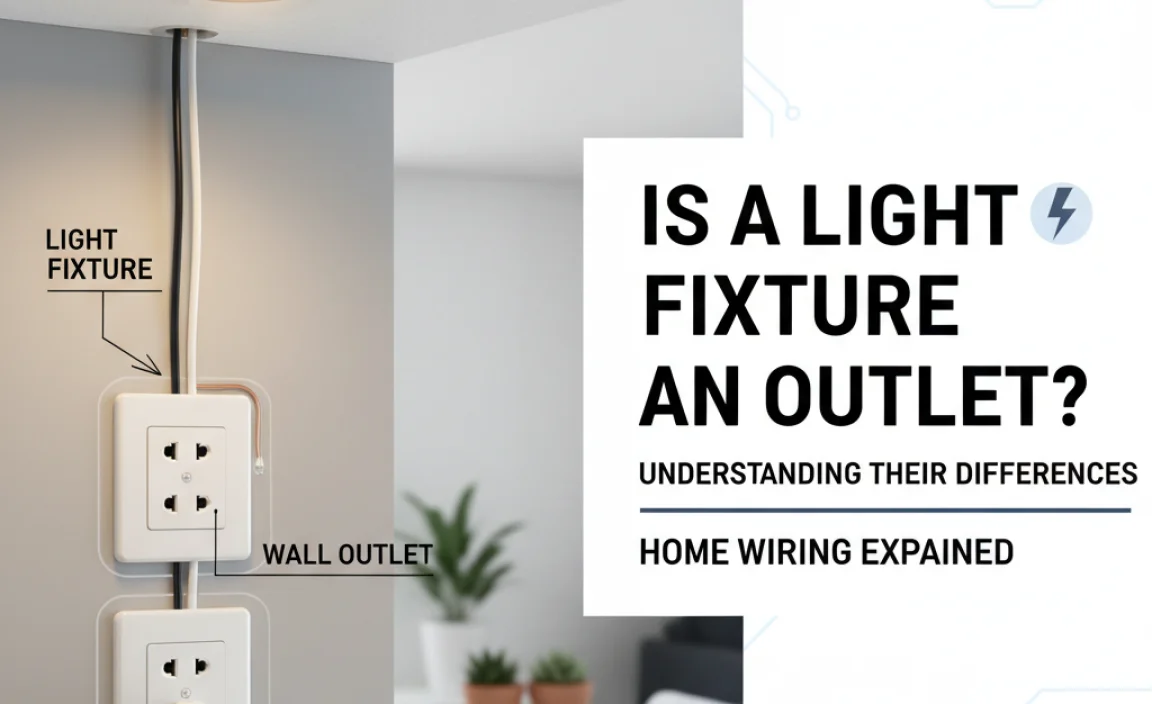 Is A Light Fixture An Outlet? Understanding Their Differences