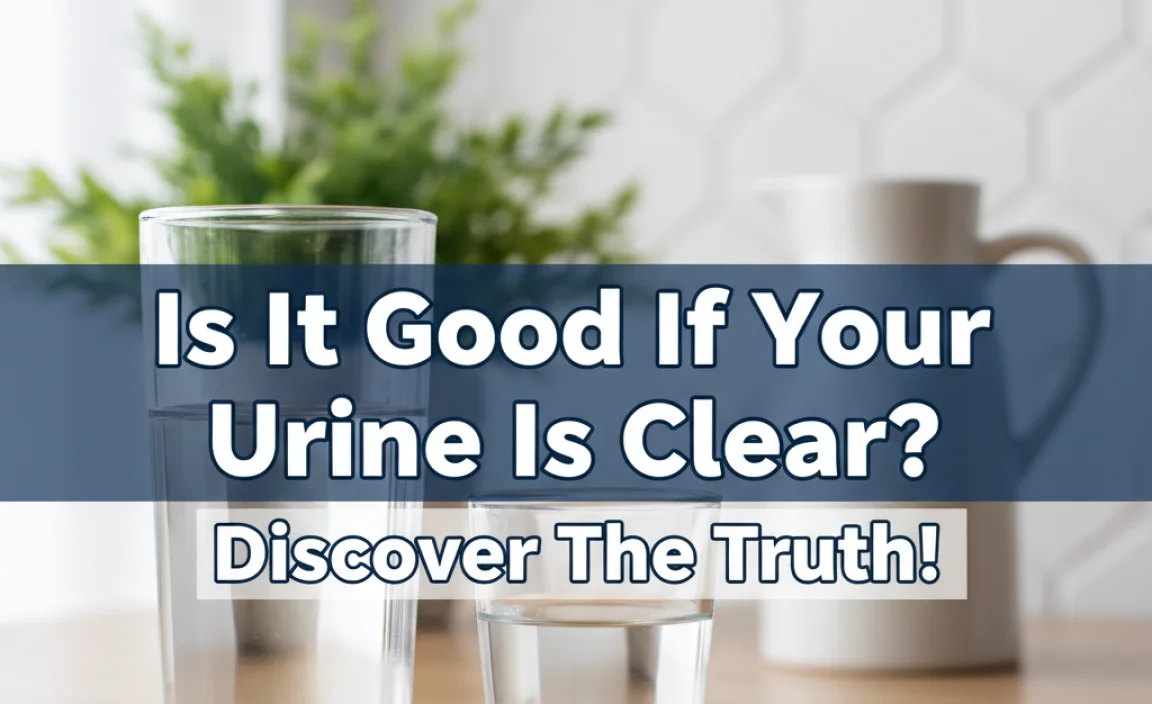 Is It Good If Your Urine Is Clear? Discover The Truth!