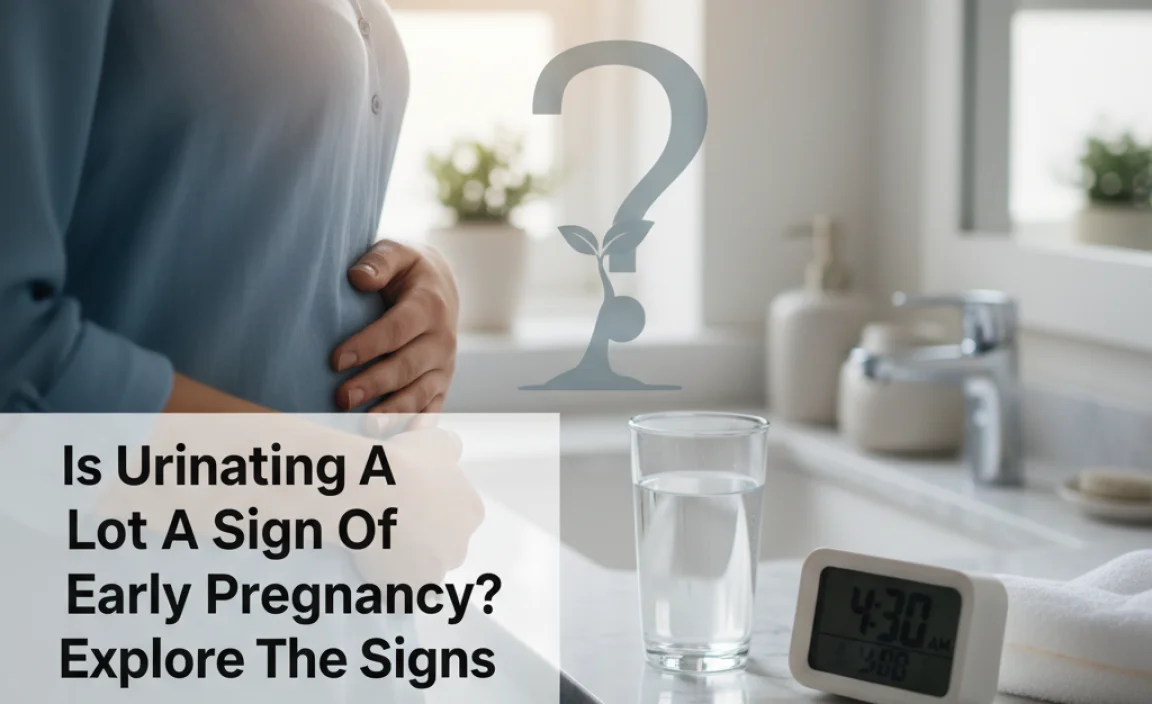 Is Urinating A Lot A Sign Of Early Pregnancy? Explore The Signs