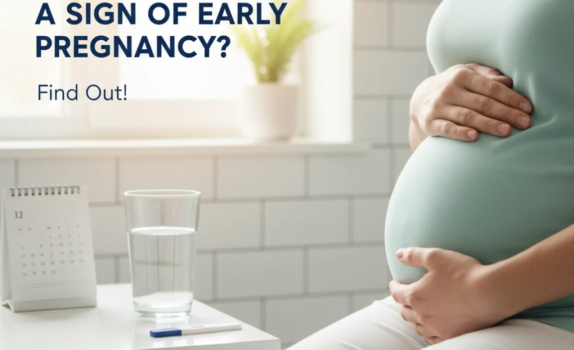 Is Urinating a Lot a Sign of Early Pregnancy?