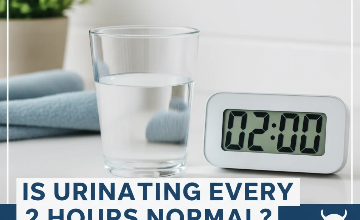 Is Urinating Every 2 Hours Normal? Understanding Frequency Issues