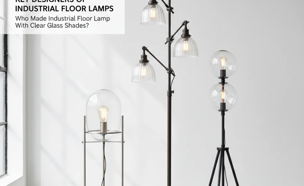 Key Designers of Industrial Floor Lamps