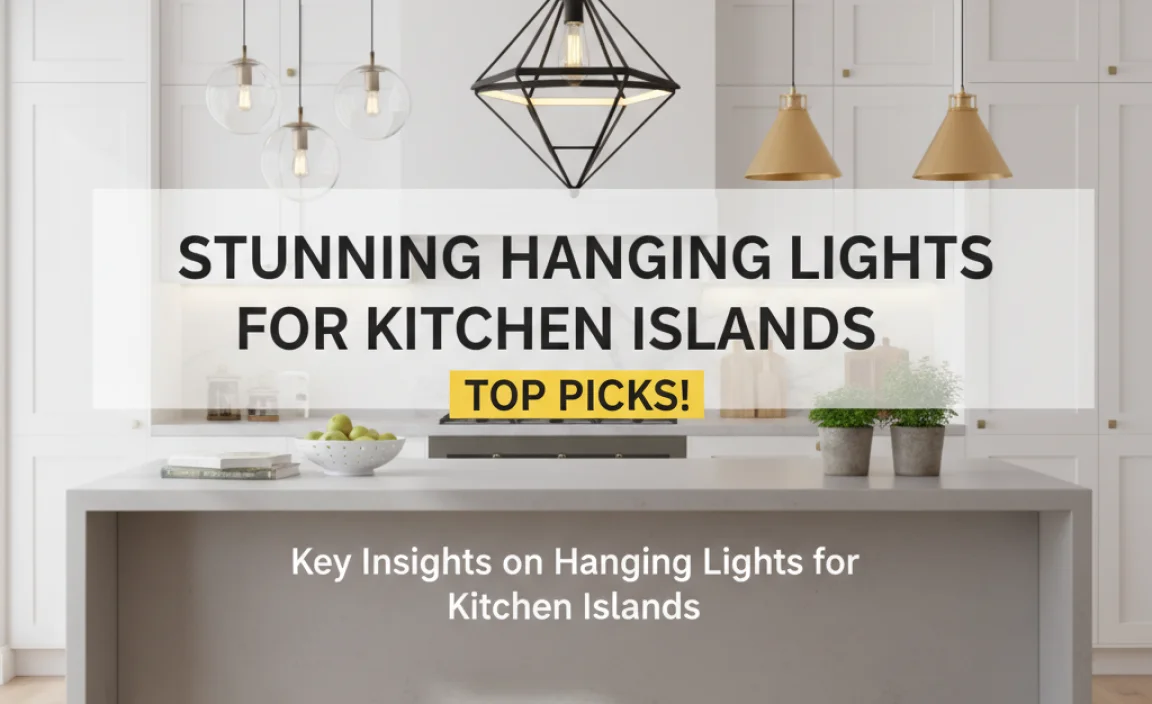 Key Insights on Hanging Lights for Kitchen Islands