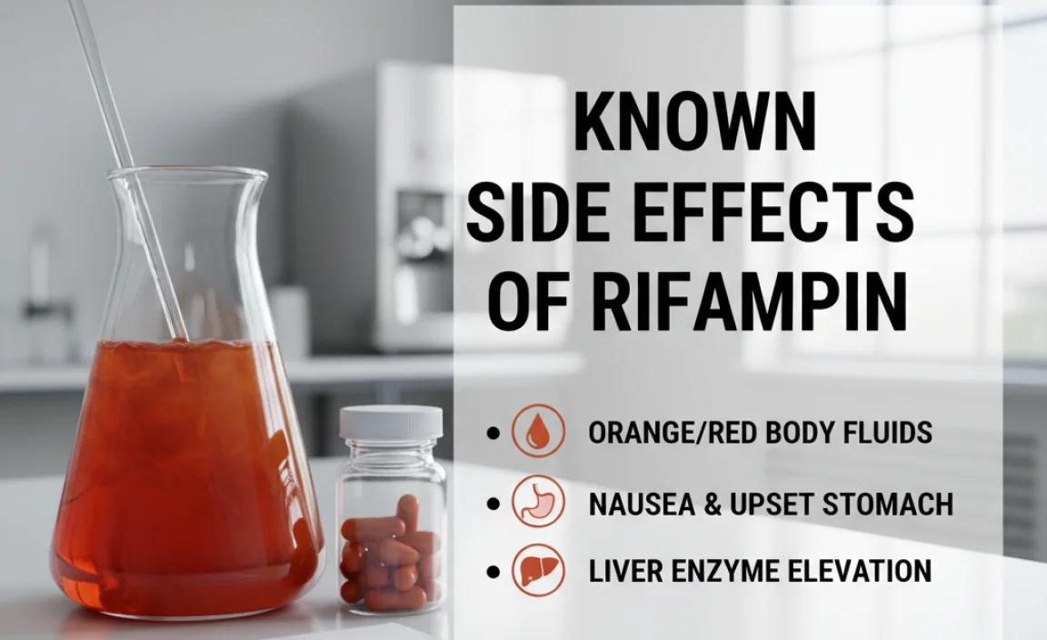 Known Side Effects of Rifampin