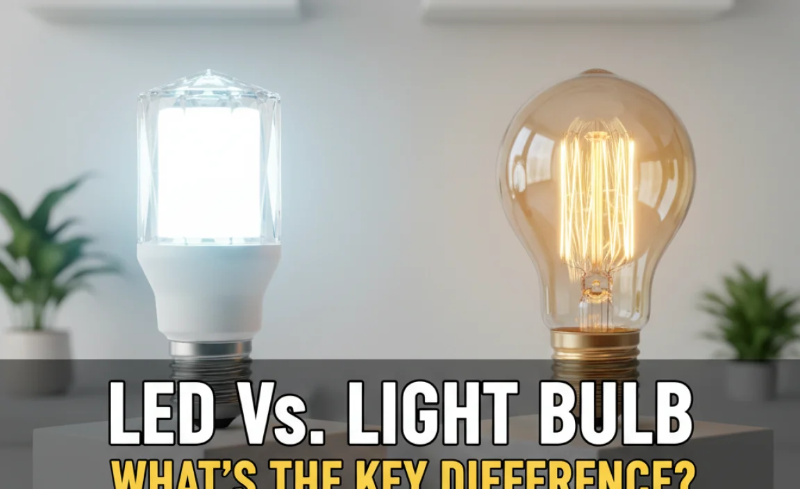 Led Vs. Light Bulb: What’S The Key Difference?