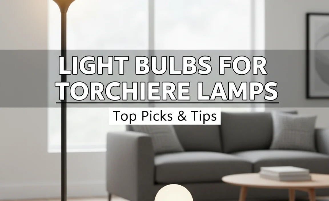 Light Bulbs for Torchiere Lamps