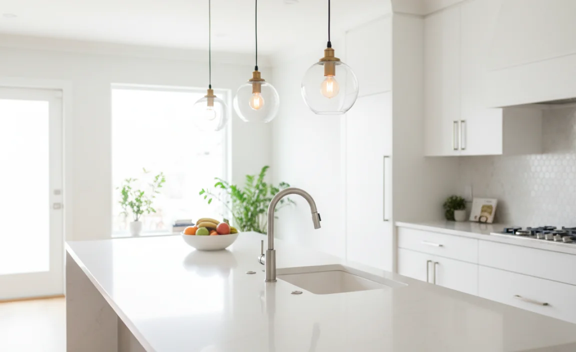Light Fixtures for Kitchen Island