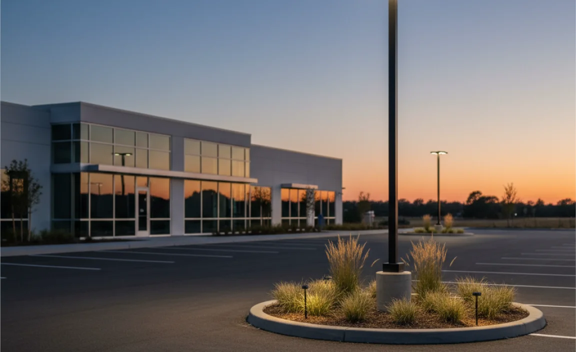 Light Post for Parking Lot