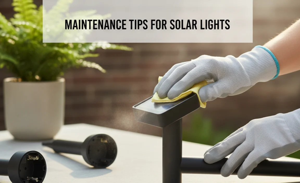 Maintenance Tips for Solar Lights