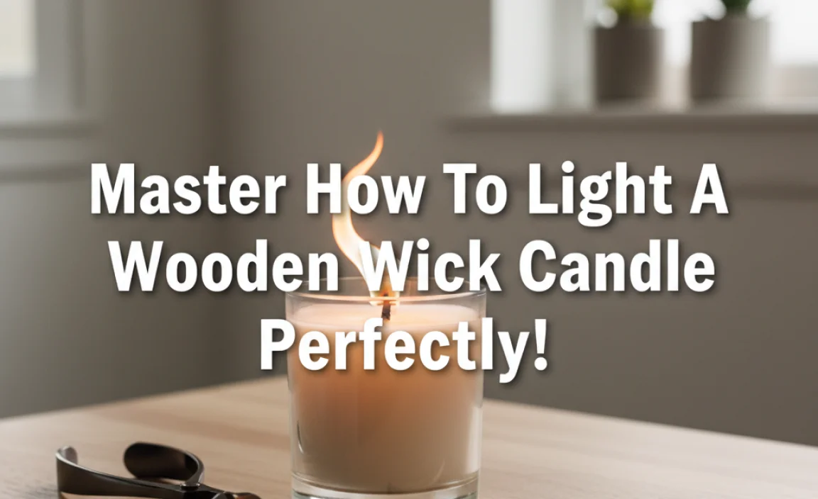 Master How To Light A Wooden Wick Candle Perfectly!