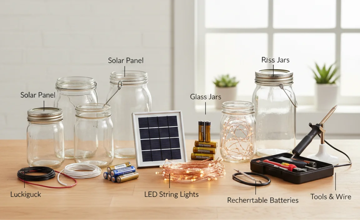 Materials Needed for DIY Solar Lights