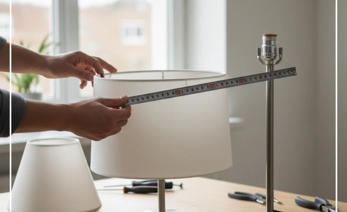 Measuring Your Lampshade and Lamp Base