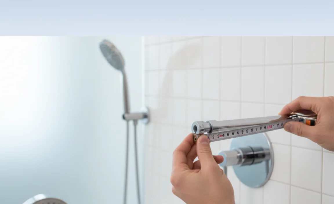 Measuring Your Shower Arm