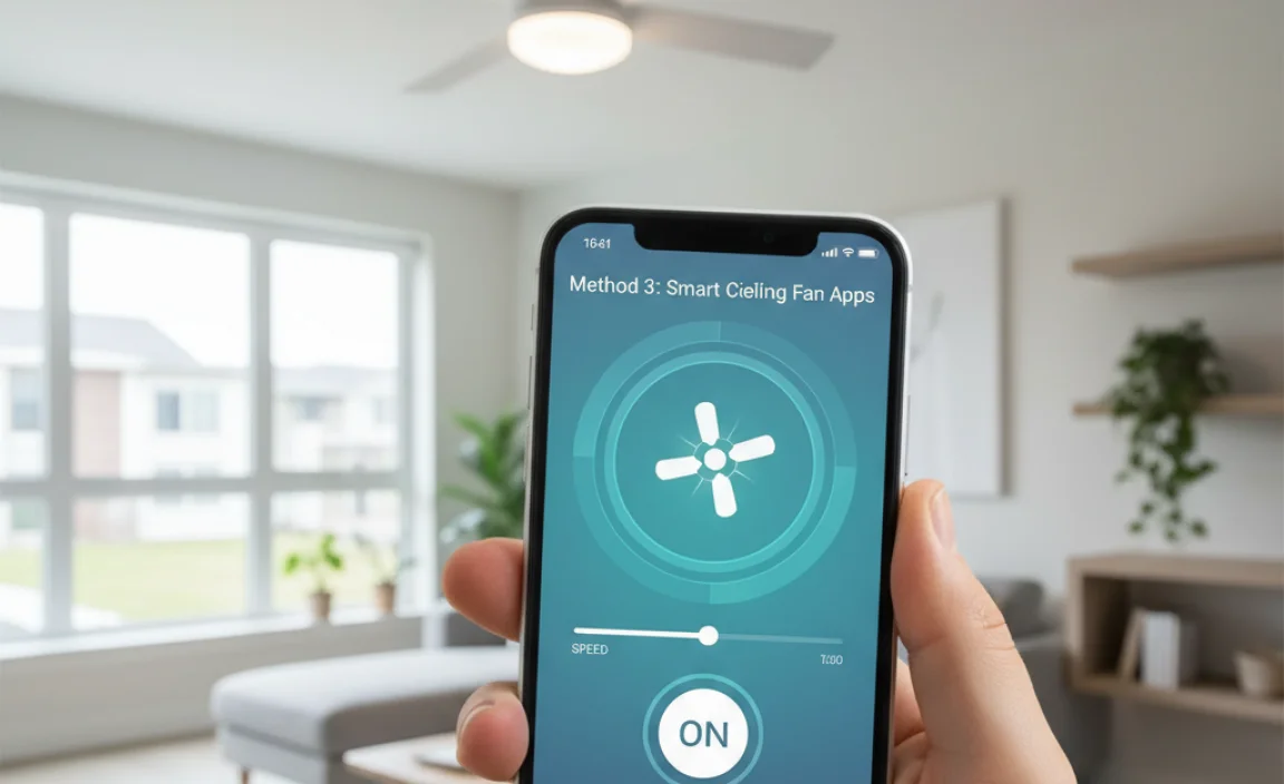 Method 3: Smart Ceiling Fan Apps