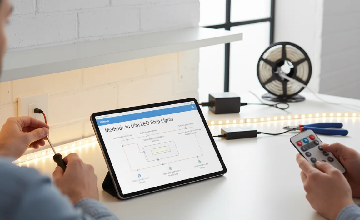 Methods to Dim LED Strip Lights