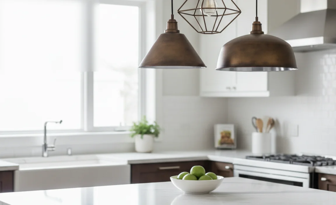 Oil Rubbed Bronze Pendant Lights for Kitchen
