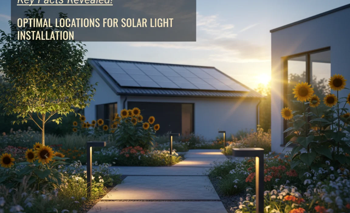 Optimal Locations for Solar Light Installation